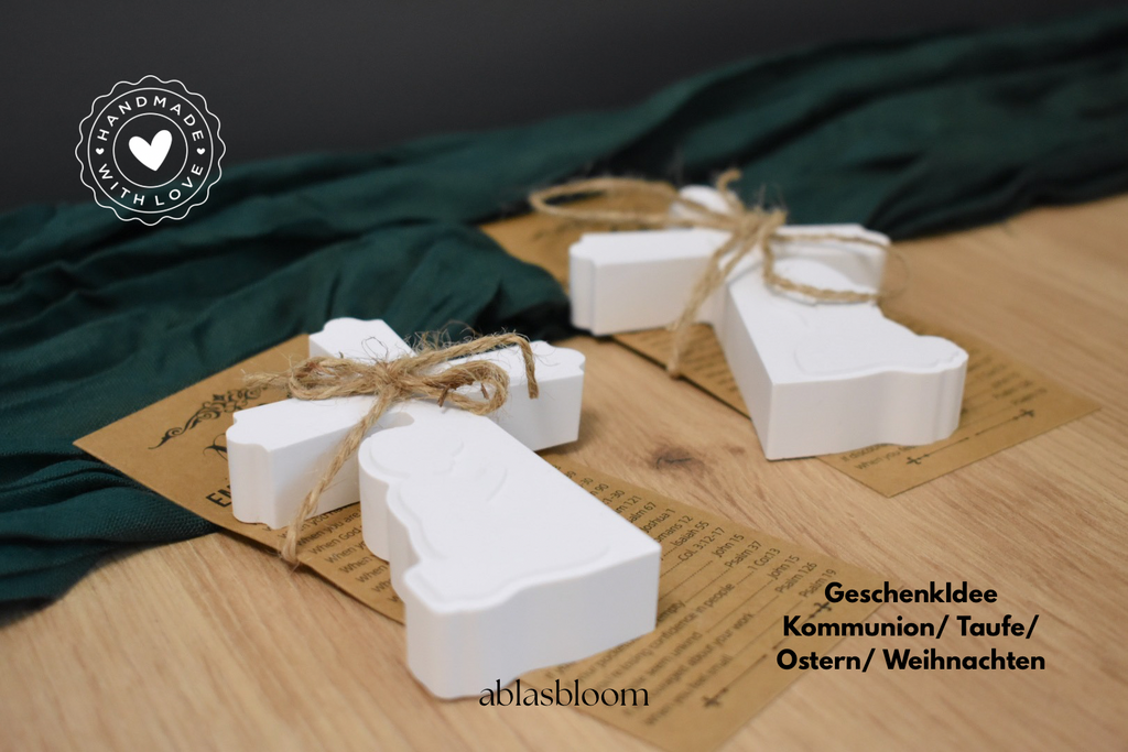 Christliches Kreuz - Bibellesezeichen - Geschenkidee