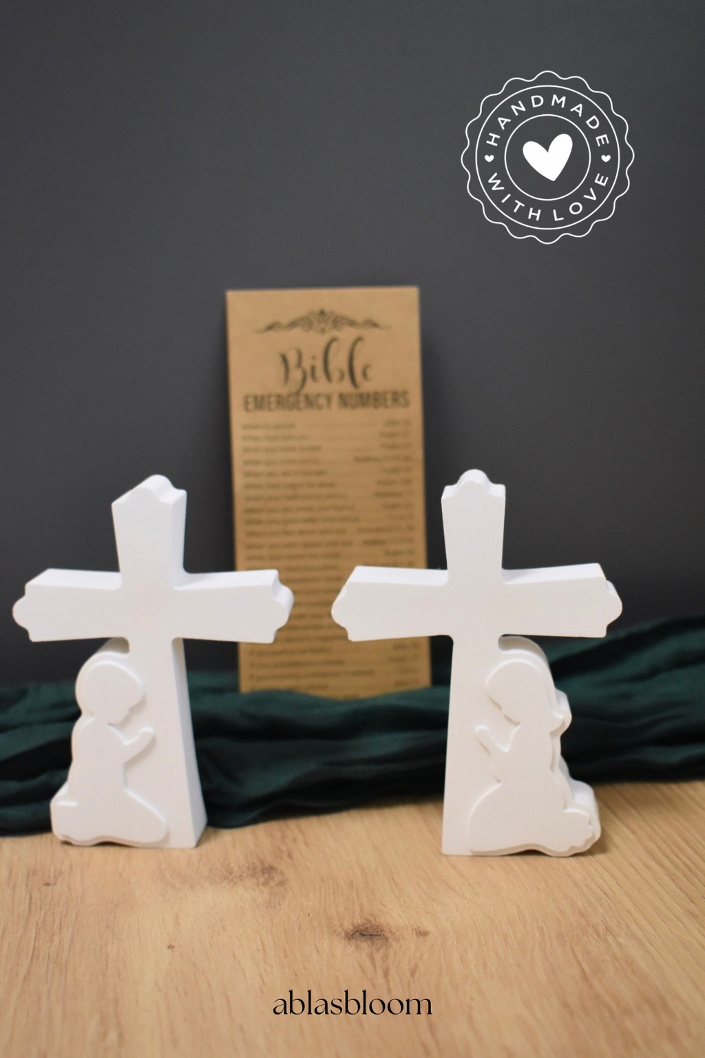 Christliches Kreuz - Bibellesezeichen - Geschenkidee